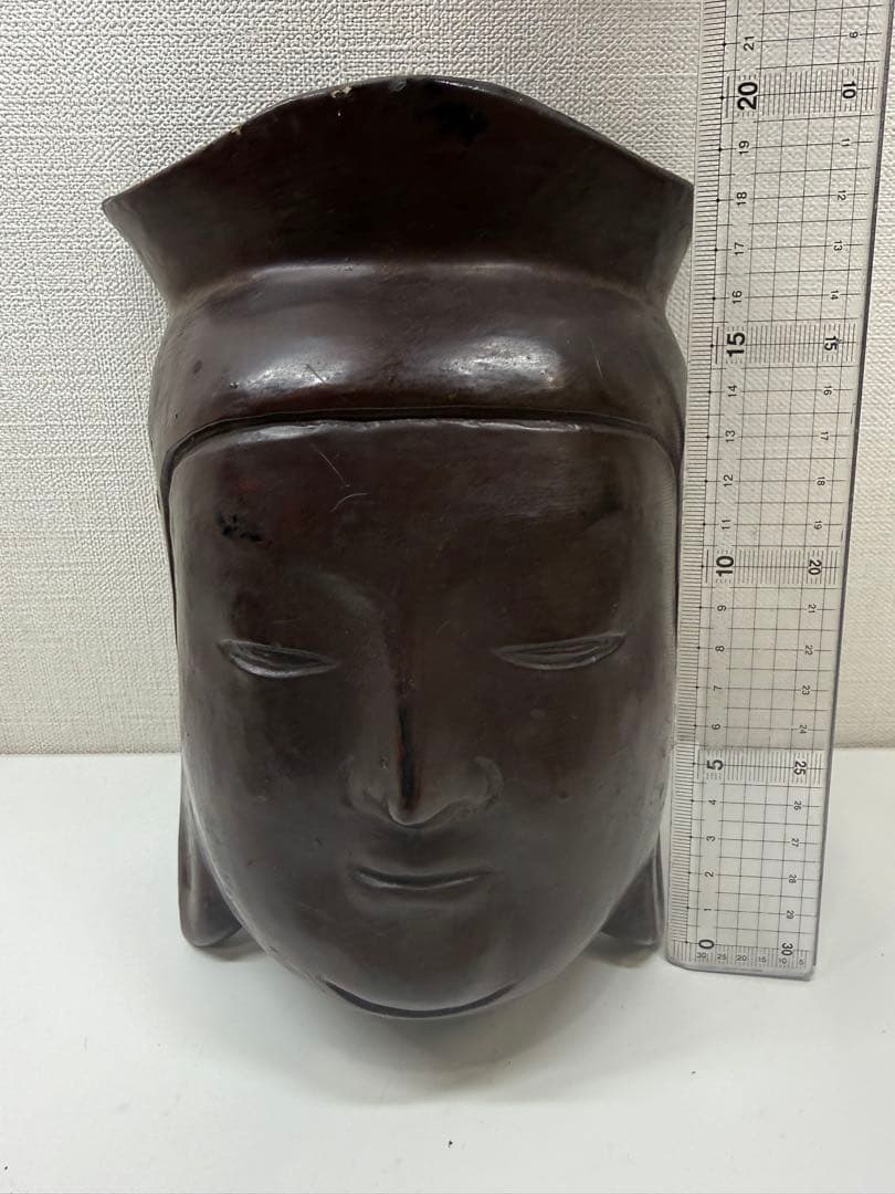 京都　広隆寺「弥勒菩薩半跏思惟像」仏面　年代不明