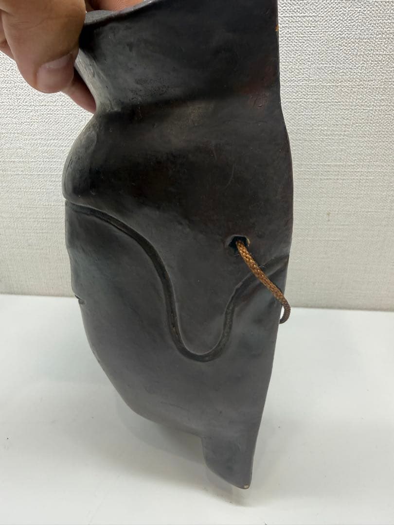 京都　広隆寺「弥勒菩薩半跏思惟像」仏面　年代不明