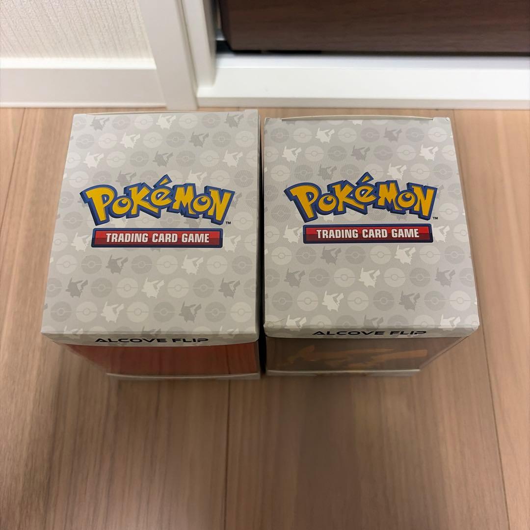 ポケモン アルコーブ フリップデッキケース リザードン&ピカチュウセット