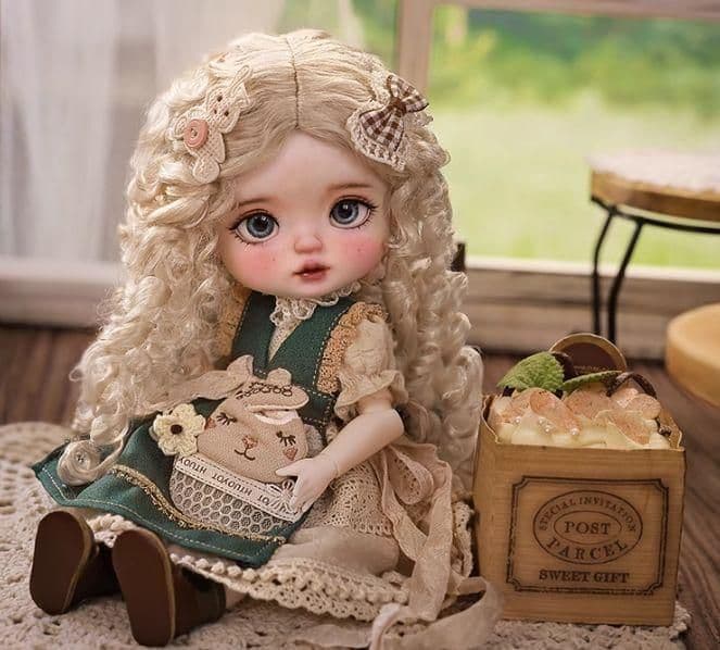 AX949 BJD 1/6 ドール本体 Plums 球体関節人形 ハンドメイド