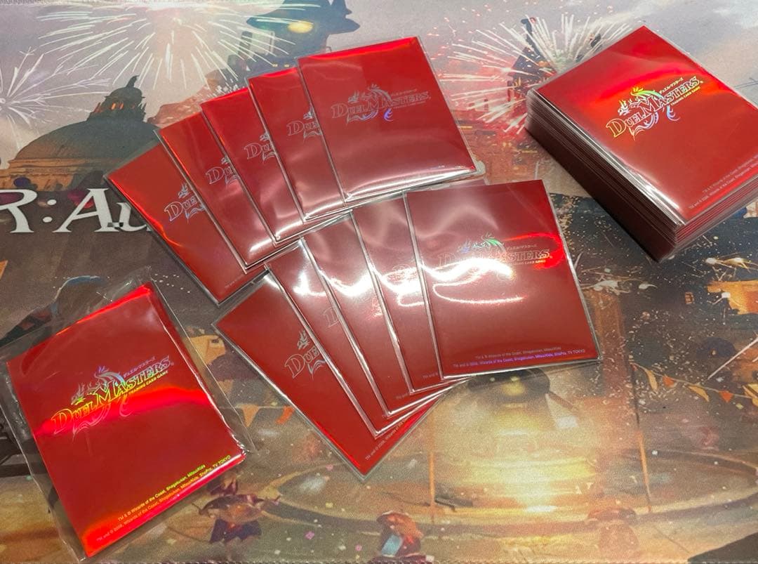旧公式スリーブ　赤　デッキケースセット