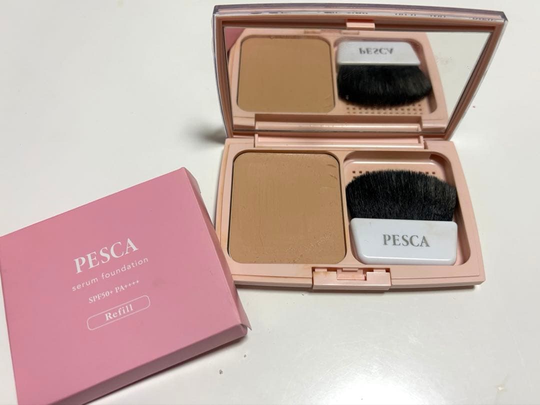 ペスカ　薬用セラムファンデーション本体とレフィルのセット