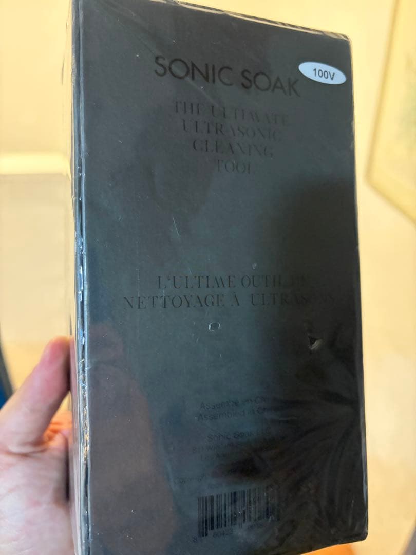 【新品未使用】Sonic Soak ソニックソーク 超音波洗浄機100V