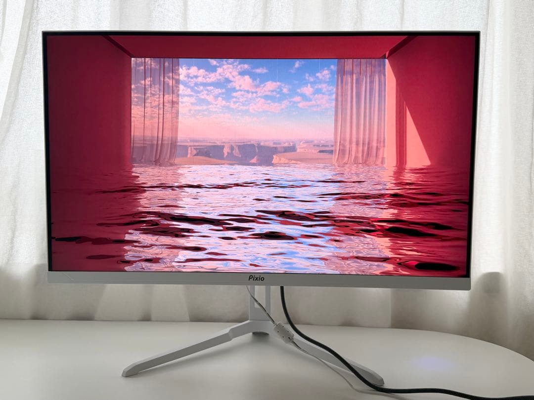 Pixio PX248 Wave White 23.8インチ 200Hz 白