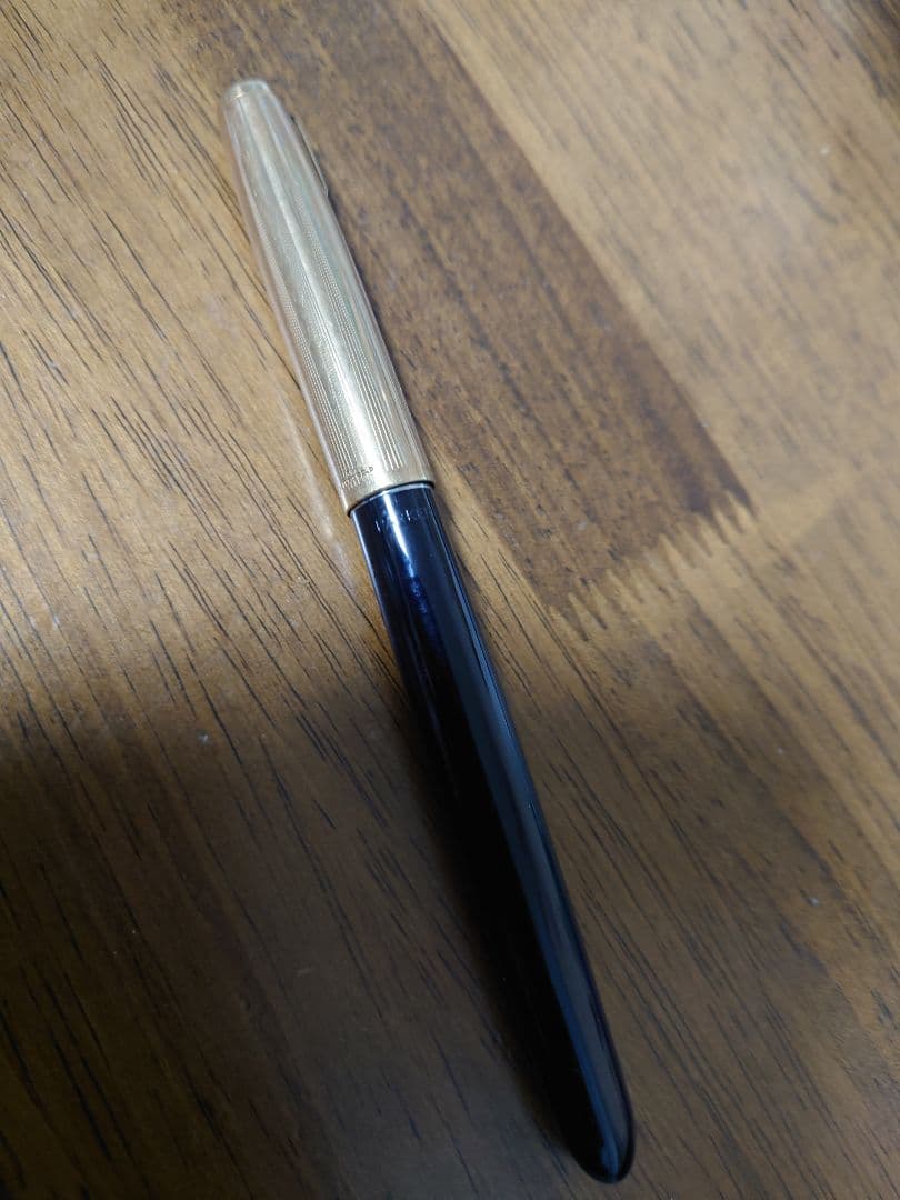 【ヴィンテージ】PARKER 51 万年筆　金張り　イギリス製　ジャンク扱