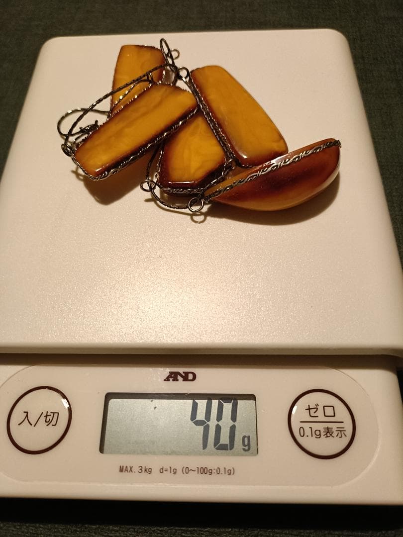 ネックレス 琥珀本物40g