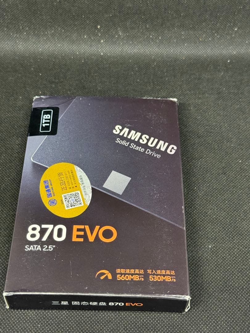 新品/未開封 Samsung 870 EVO 1TB SSD SATA 2.5\"