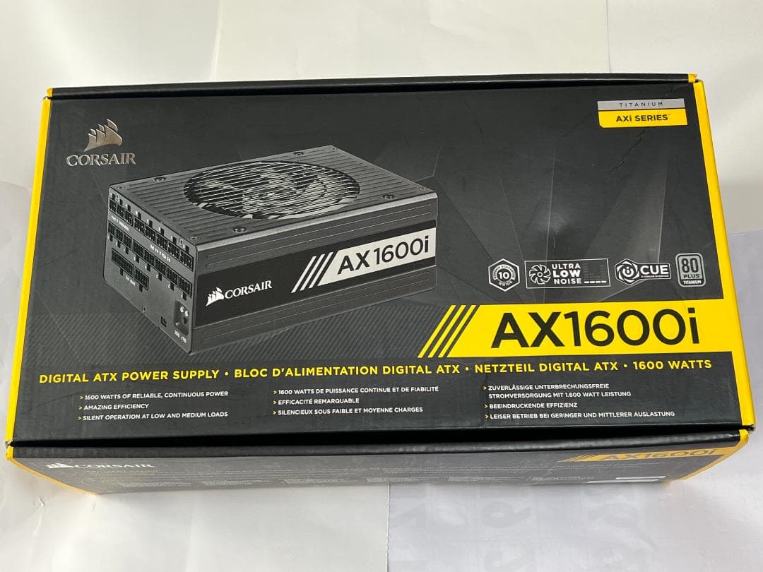 電源ユニット Corsair AX1600i 1600W 80PLUS TITANIUM