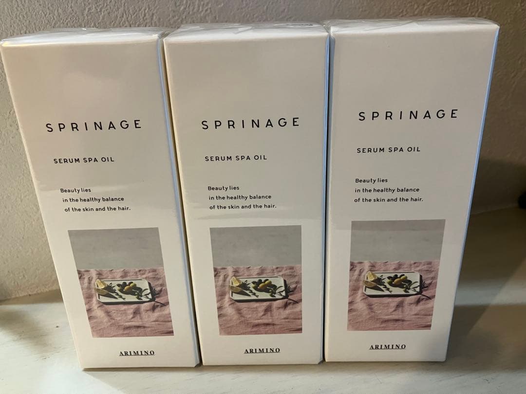 新品未開封　スプリナージュ　 セラムスパオイル 40ml 3本セット