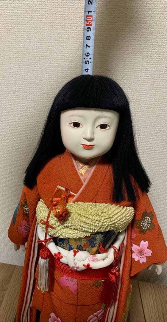 市松人形　ビスクドール　日本人形　和装　アンティーク　色白美人
