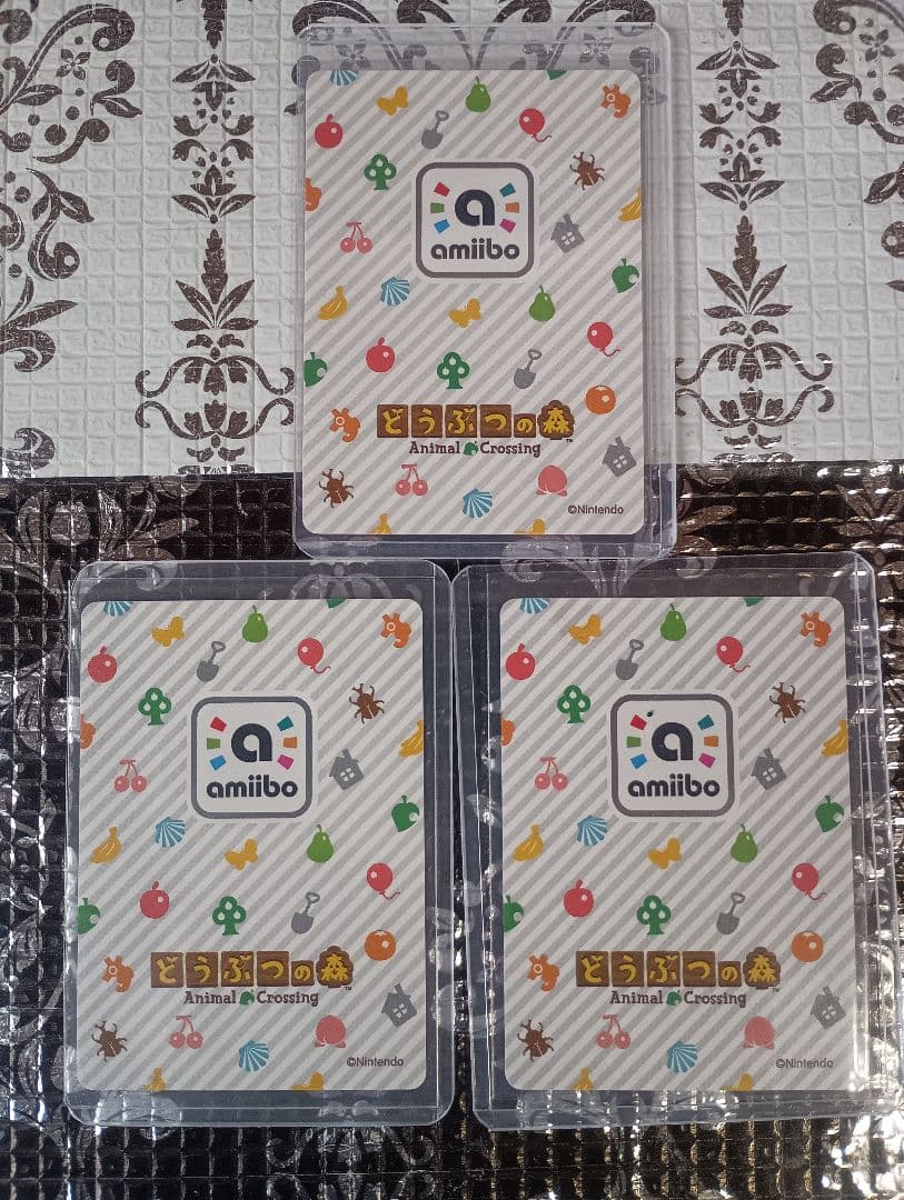 【3枚セット】あつ森 amiibo ジュン ジャック ブーケ　アミーボカード