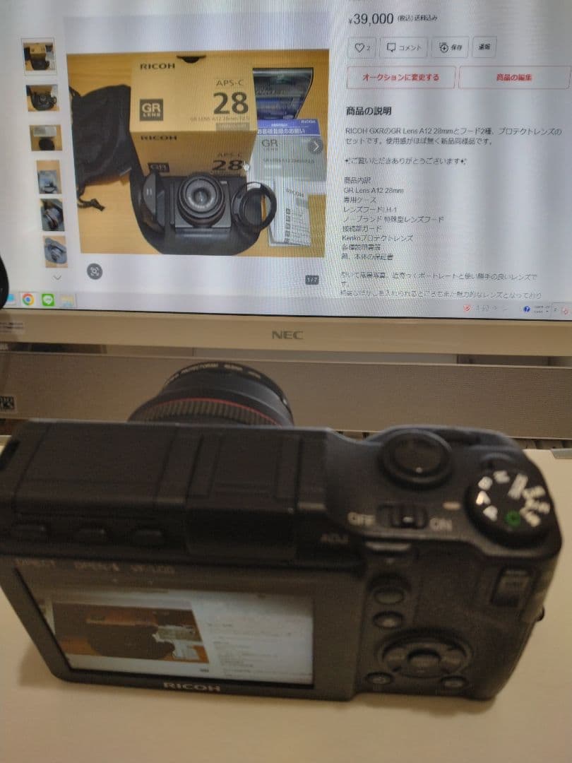 【超美品】【値下げ】RICOH GXR GR Lens A12 28mm +α