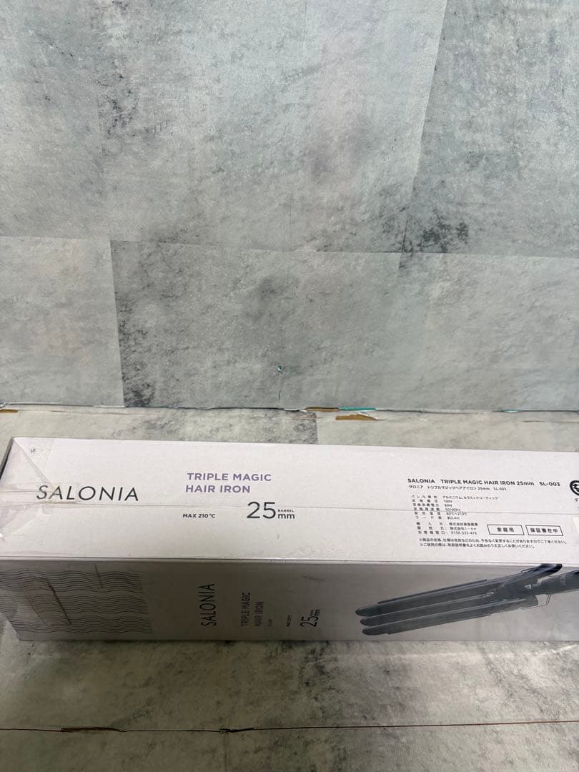 SALONIA サロニア SL-003 25mm ブラック ヘアアイロン
