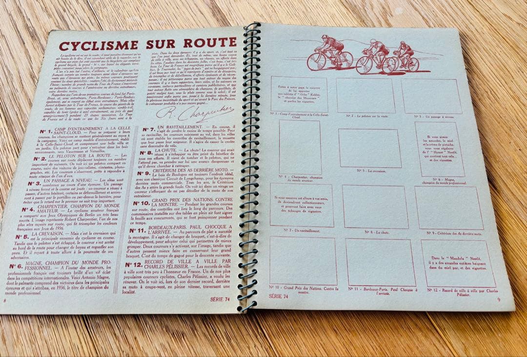 フランスアンティーク ALBUM NESTLE 1938 1939 SPORTS