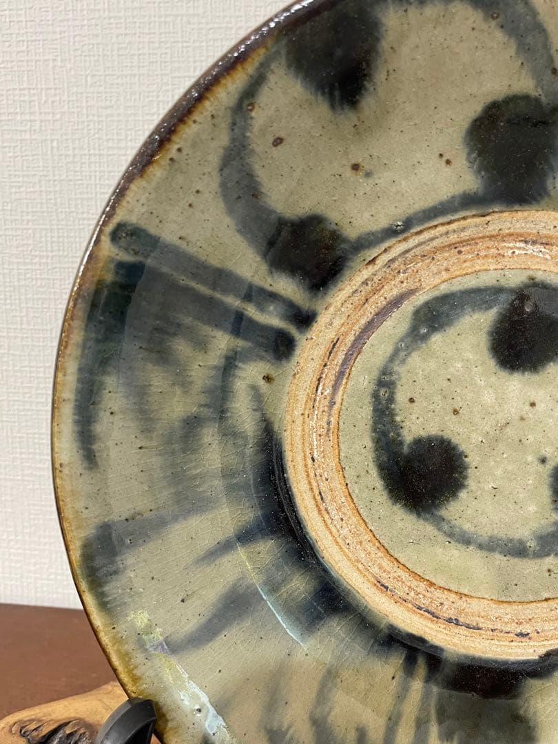 【新品未使用】菅原謙 やちむん 大皿 沖縄 28センチ 焼物 コレクション整理