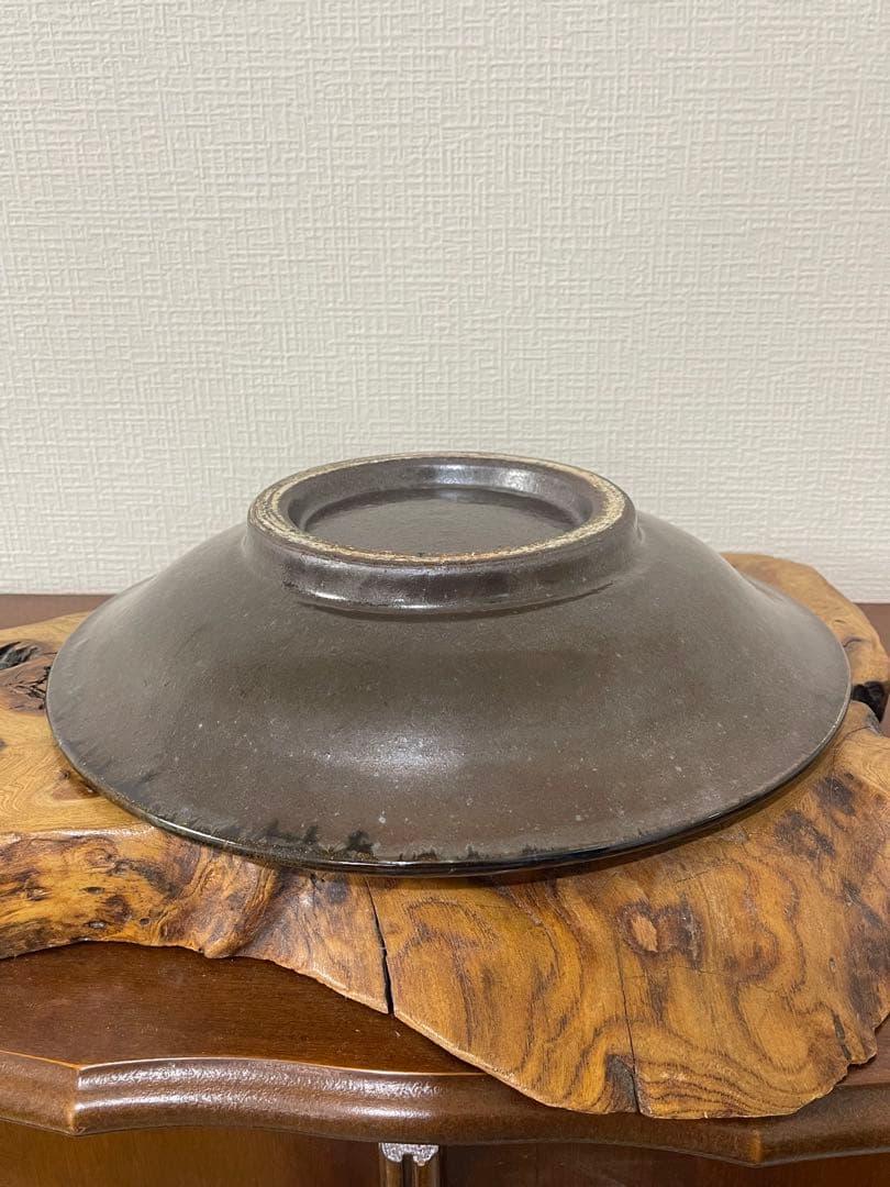 【新品未使用】菅原謙 やちむん 大皿 沖縄 28センチ 焼物 コレクション整理