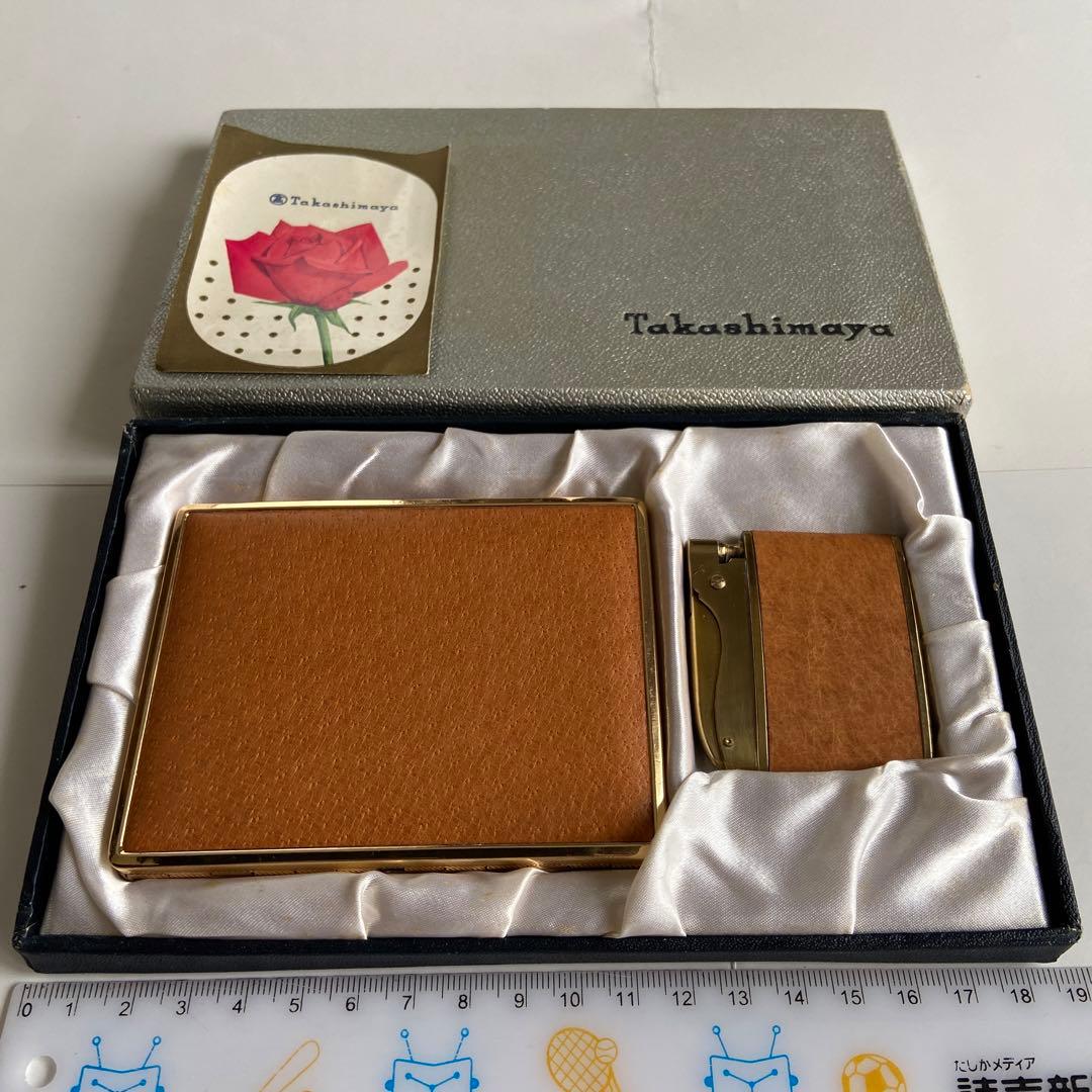 ローランド製　ライター&シガレットケース