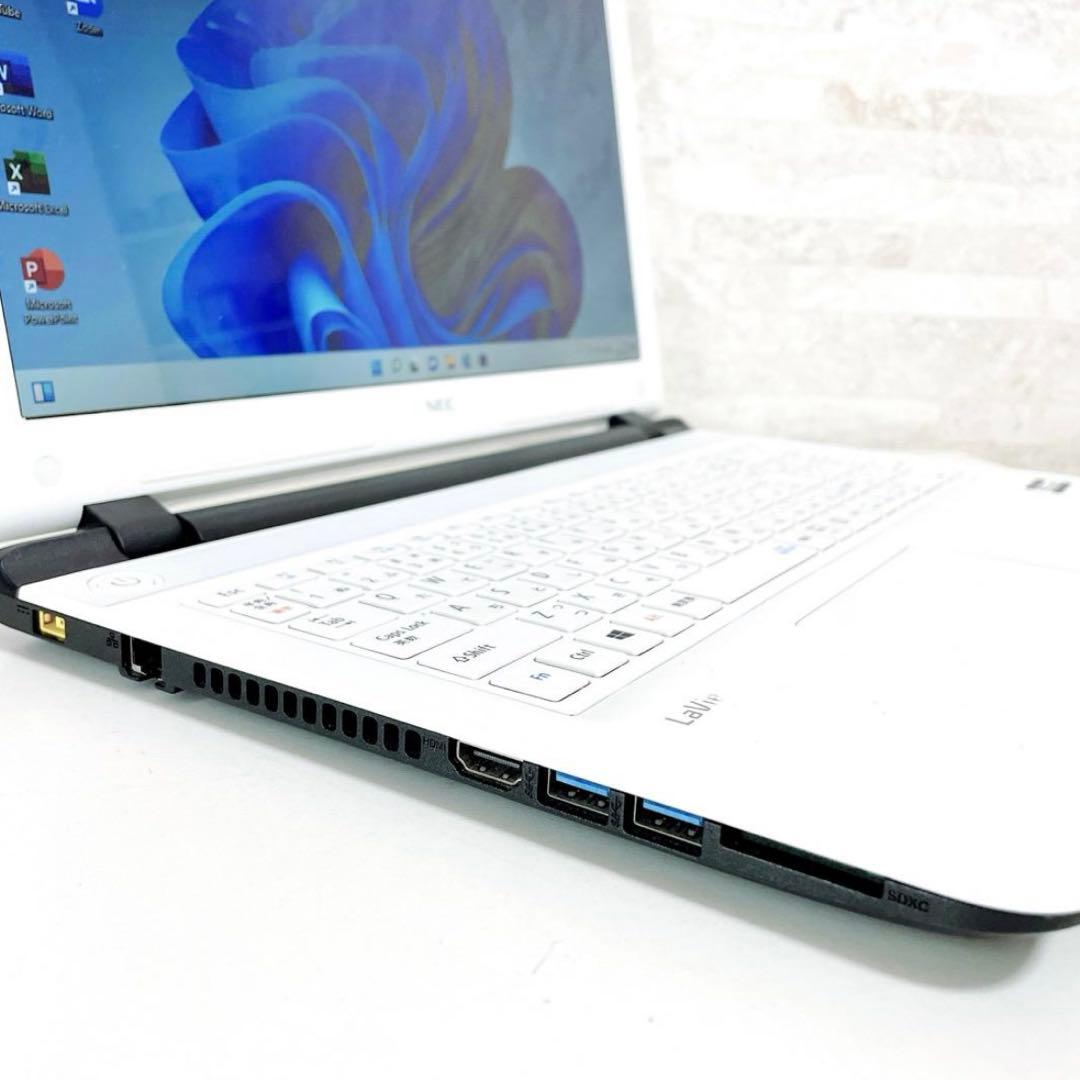 【キーボード美品】NEC ノートパソコン Windows11 webカメラ搭載