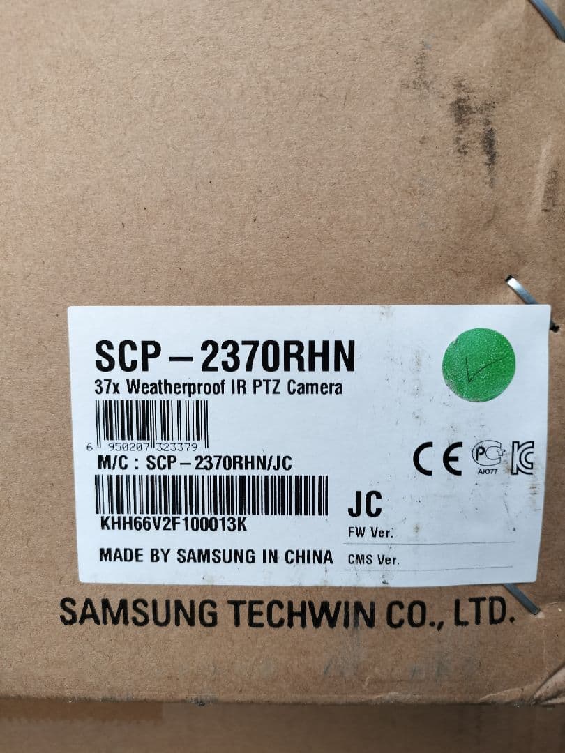 4台セット　Samsung SCP-2370RHN PTZ防犯カメラ