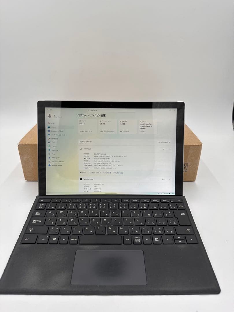 Windowsノート本体 surfacepro7 i7 1065G7 16GB 1TB SSD 1866