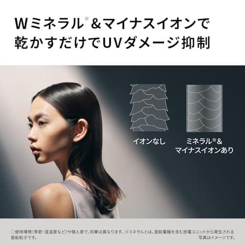 パナソニック ドライヤー イオニティ Wミネラル&マイナスイオン コンパクト 軽