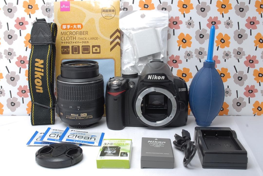 ❤Nikon D3000❤一眼レフカメラ❤撮影基本セット❤卒業式の晴れ舞台に❤