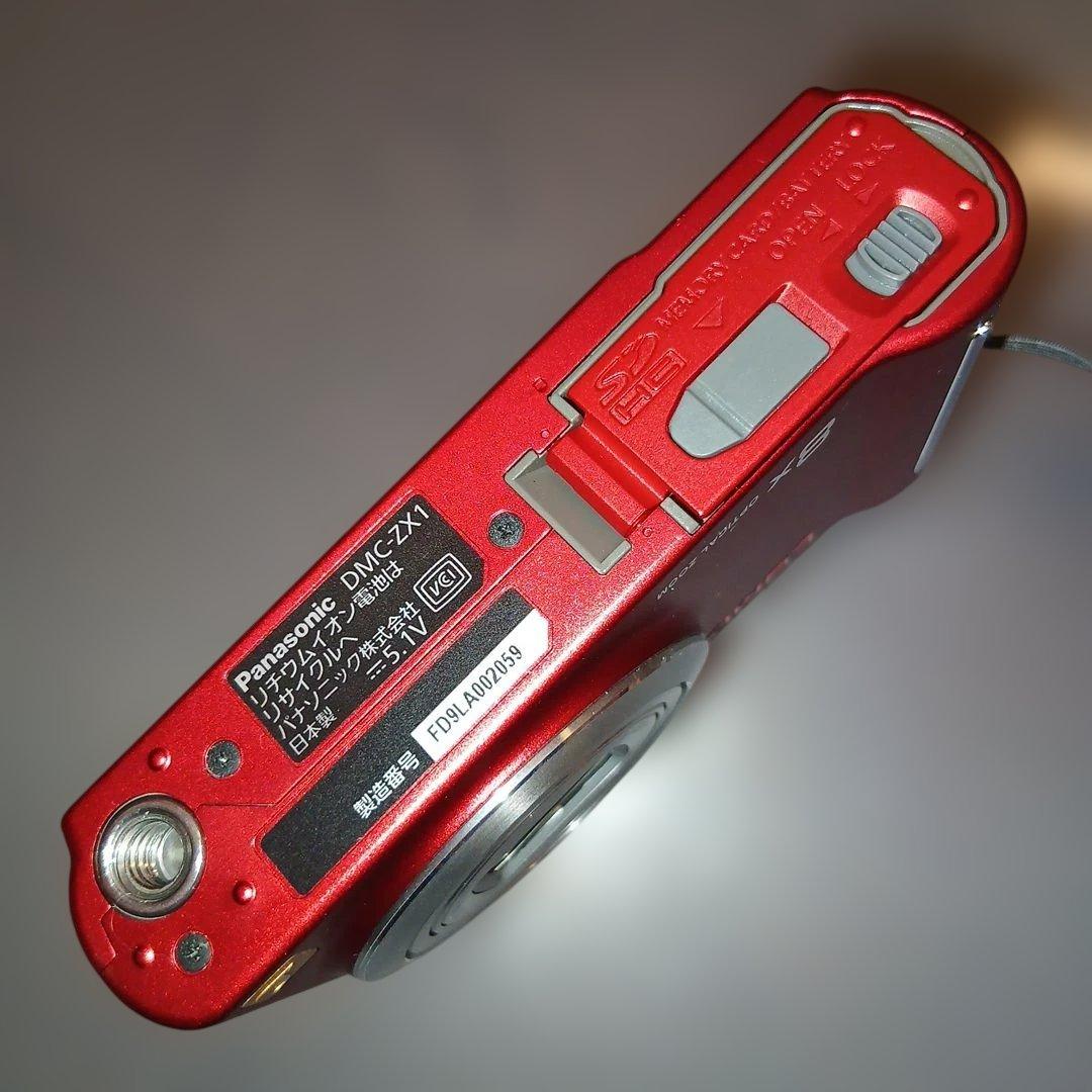 【ジャンク品】Panasonic LUMIX DMC-ZX1 レッド