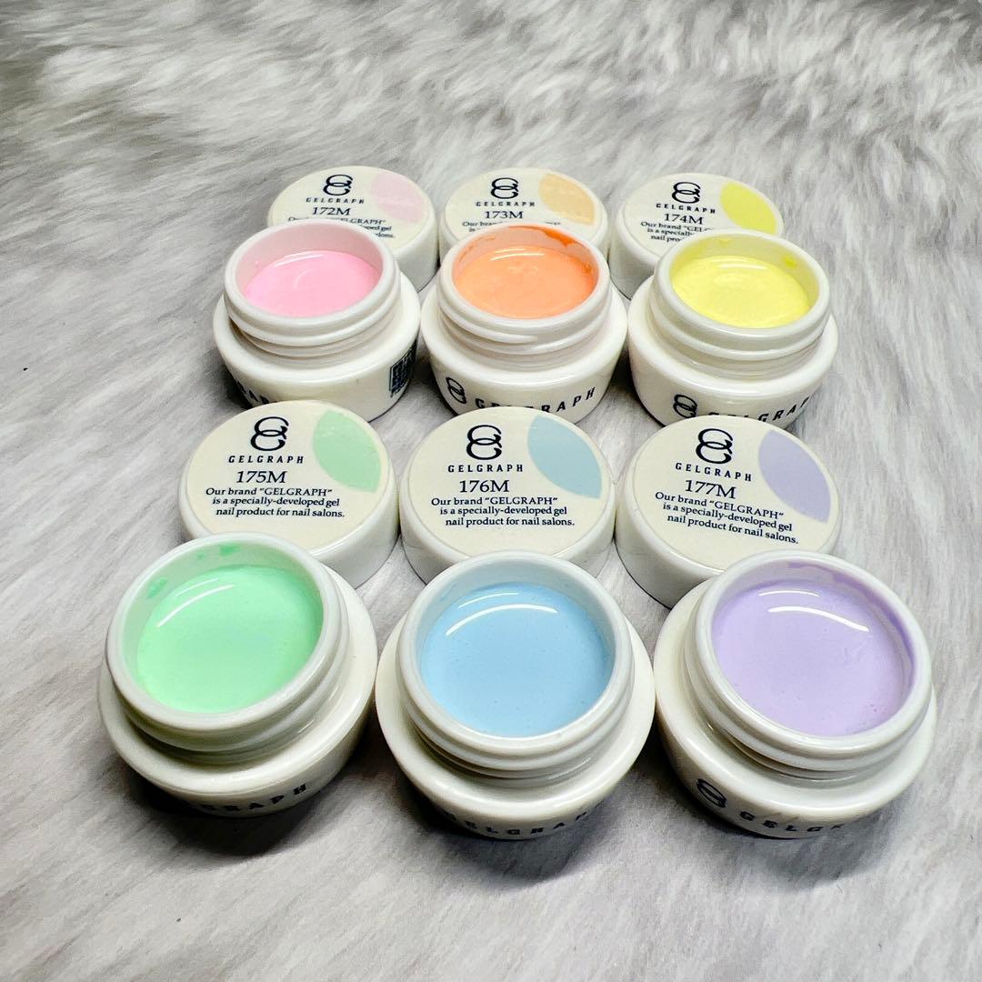 GELGRAPH ジェルネイルカラーセット 6色　マカロンカラー　プロ用　　29
