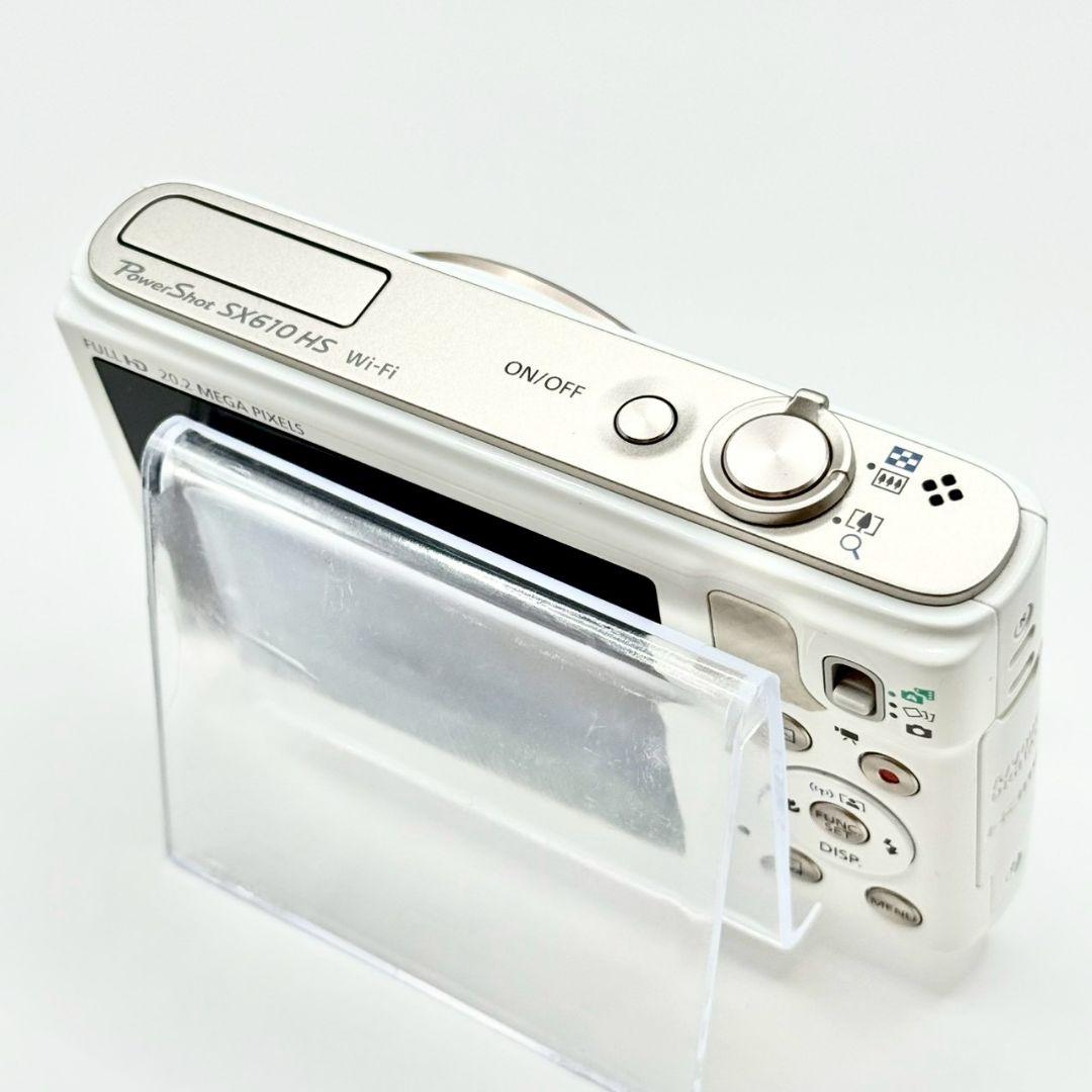 【極美品】Canon PowerShot SX610 HS コンデジ ホワイト