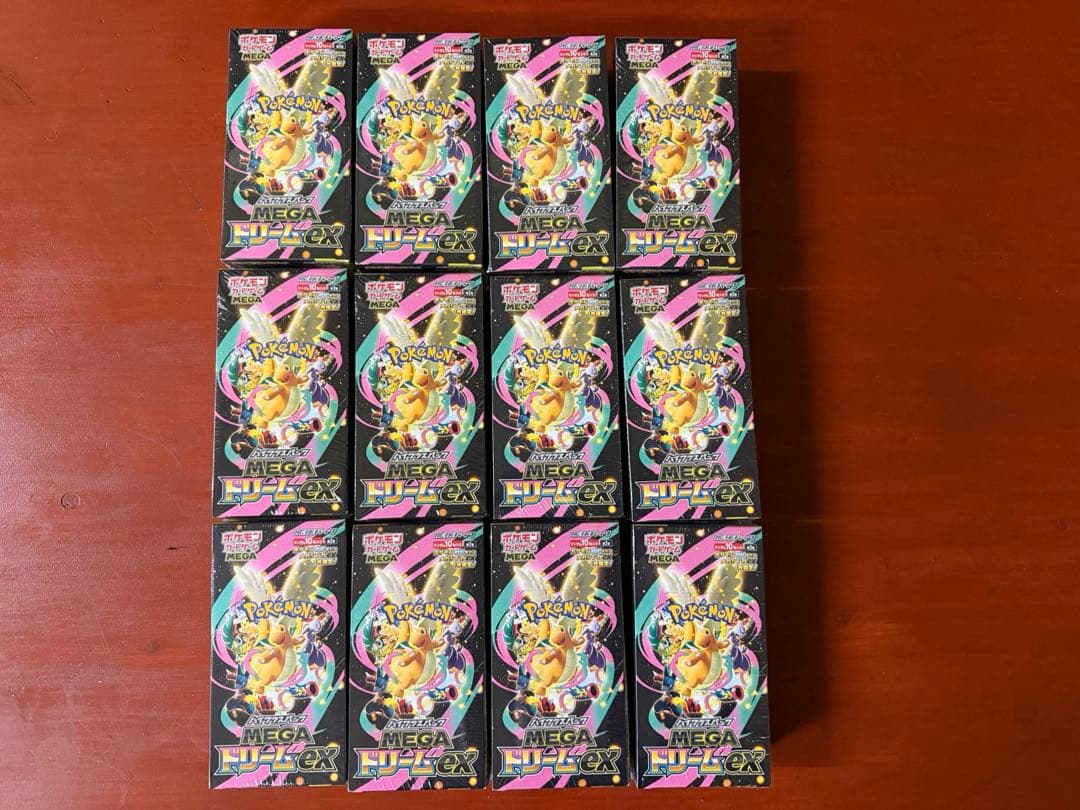 【未開封・シュリンク付】ポケモンカード MEGAドリームex 12BOX