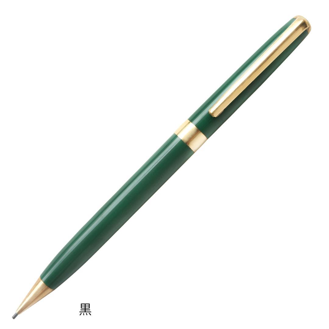 回転繰り出し式　2色シャープ ペンシル グリーン　1950年代　日本製　未使用