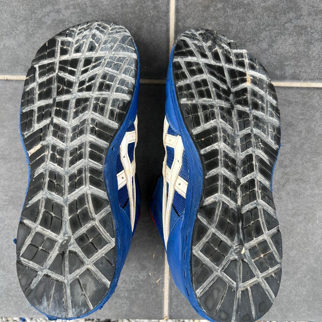asics アシックス　安全靴　CP209 アシックスブルー×ホワイト　28.0