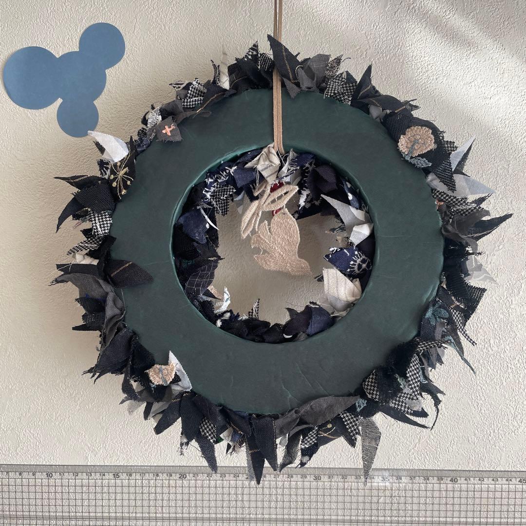 ミナペルホネン ⭐️ ハンドメイド ⭐️ シックな大人 可愛い リース 限定1点