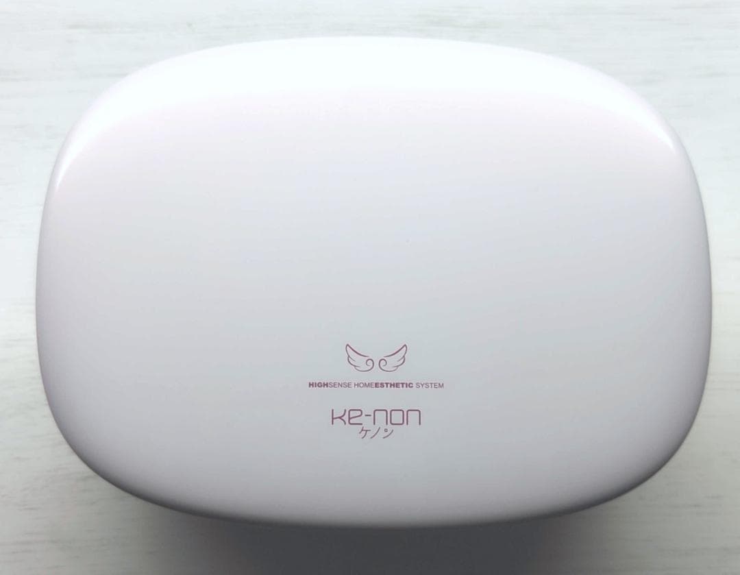 【使用僅少/付属品全付】脱毛器 ケノン 8.0 眉毛脱毛器付 パールホワイト