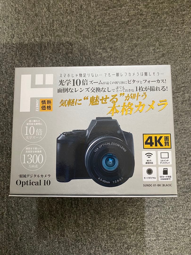 一眼風デジタルカメラ　Optical 10 4Kデジタルカメラ 光学ズーム