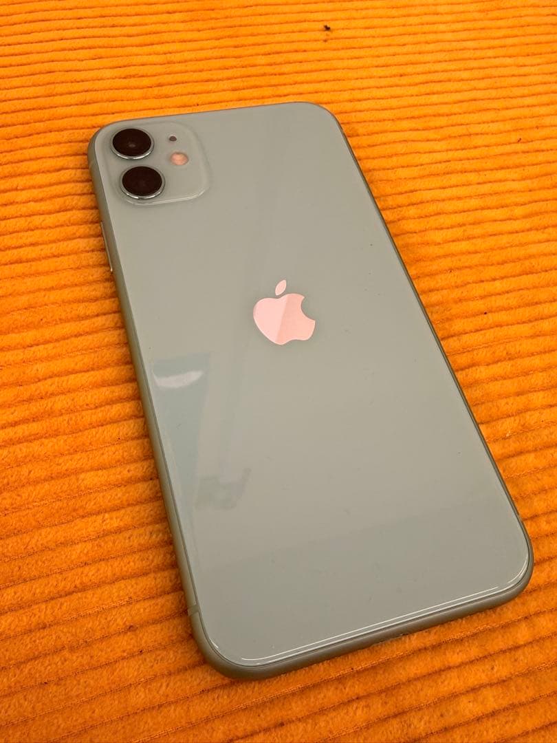【美品・傷ほぼなし】 iPhone 11 ミントグリーン 64G