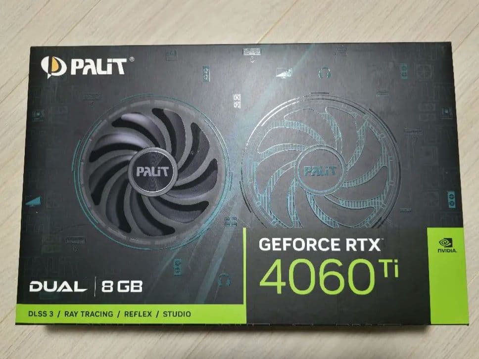 【週末値引】Palit GeForce RTX 4060 Ti DUAL 8GB