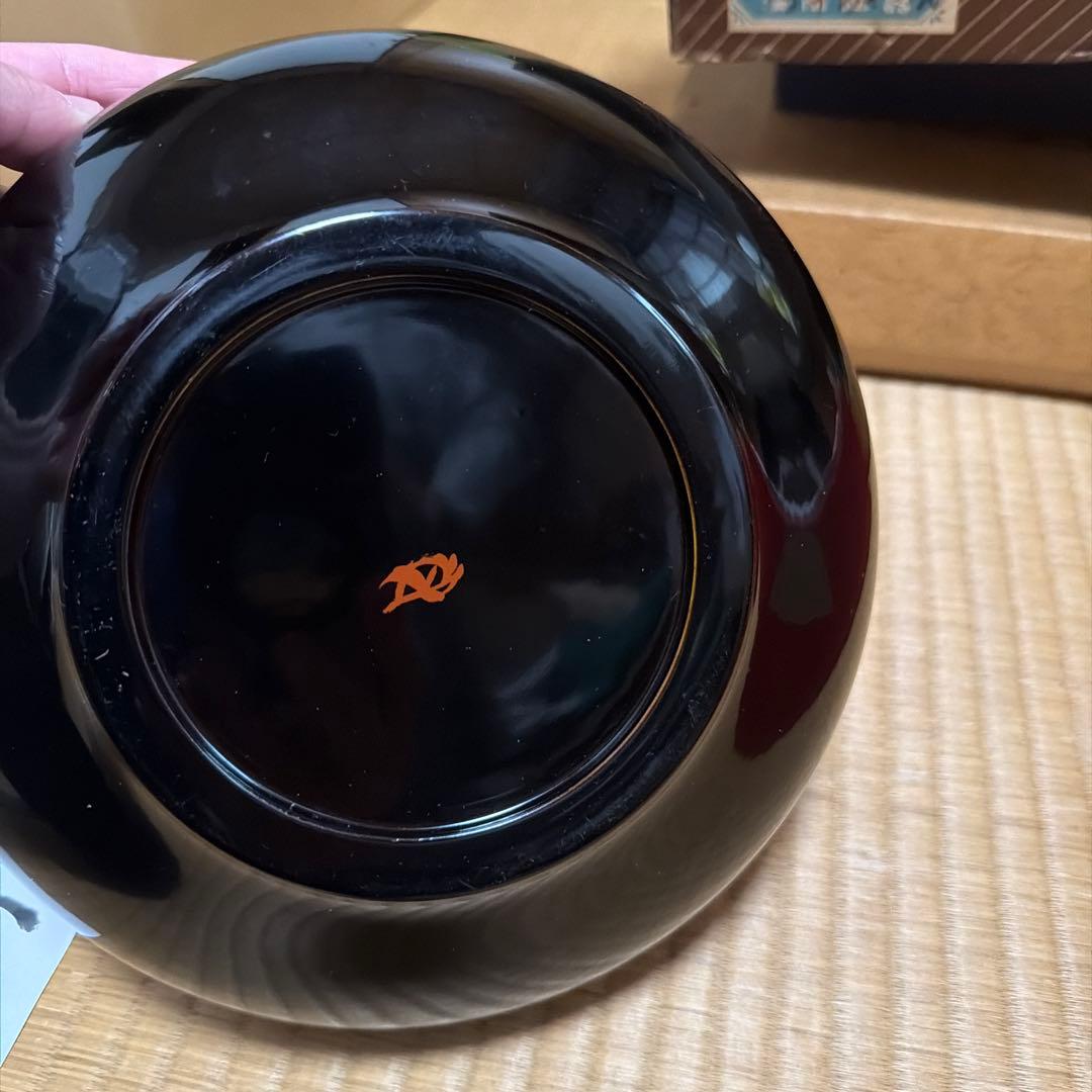 秀衡塗　菓子鉢　新品未使用