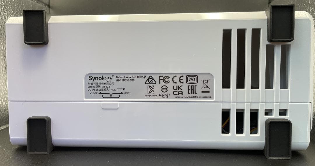 Synology DS223j NAS 2ベイ HDDなし 元箱付 使用1ヶ月