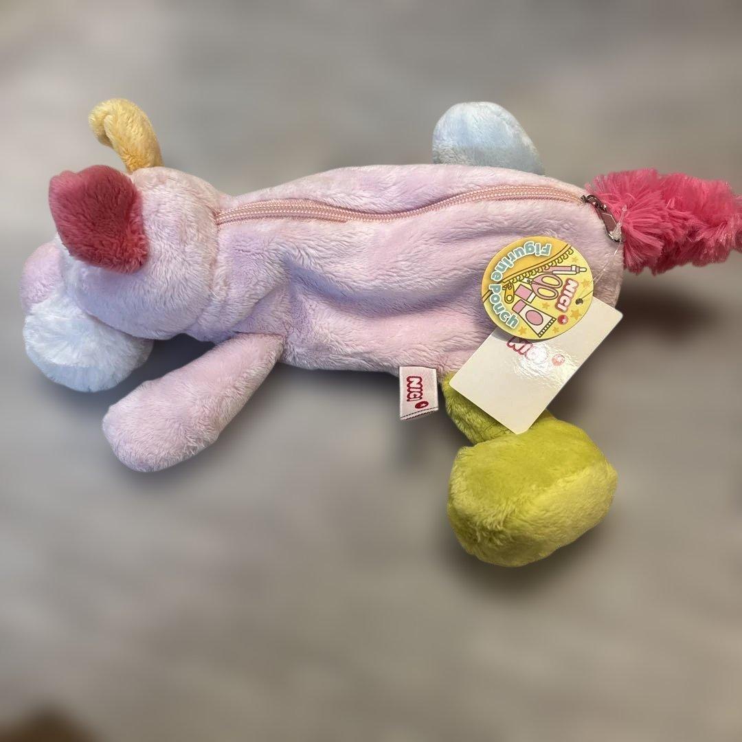 新品 nici マルチカラー　シュナウザー　フィギュアポーチ　ペンケース