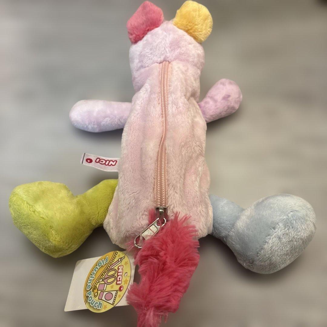 新品 nici マルチカラー　シュナウザー　フィギュアポーチ　ペンケース