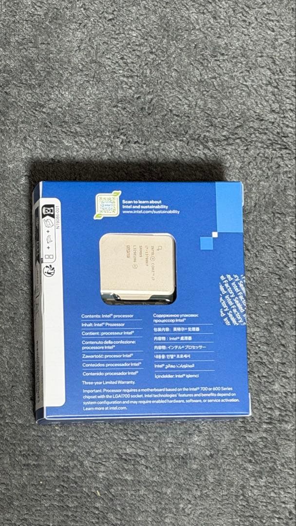 【新品未開封】第13世代 Intel Core i7-13700KF BOX