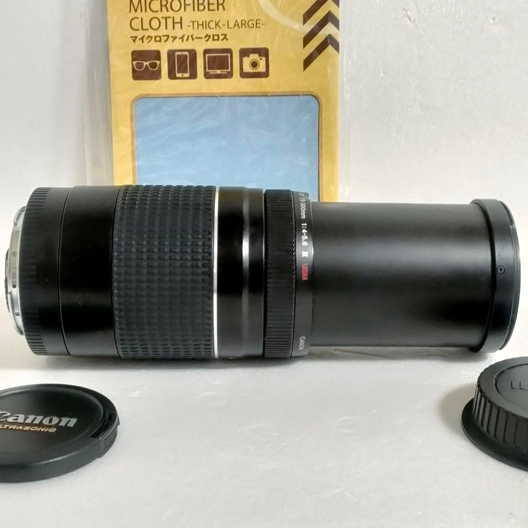 動作可！canon望遠レンズ♪75-300mm 一眼レフカメラの交換レンズ！