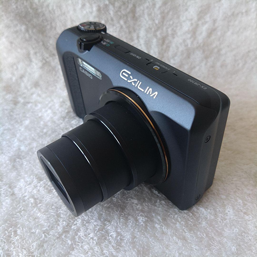 【動作確認済】CASIO EXILIM EX-ZR100 ブラック 美品