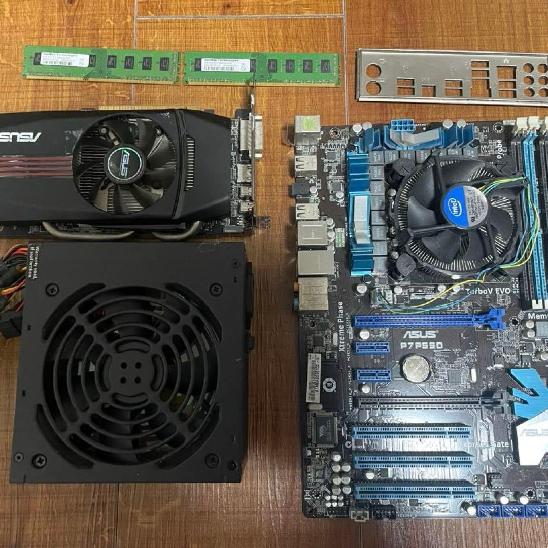CPU_i7 + ASUS P7P55D + 8GB + グラボ他