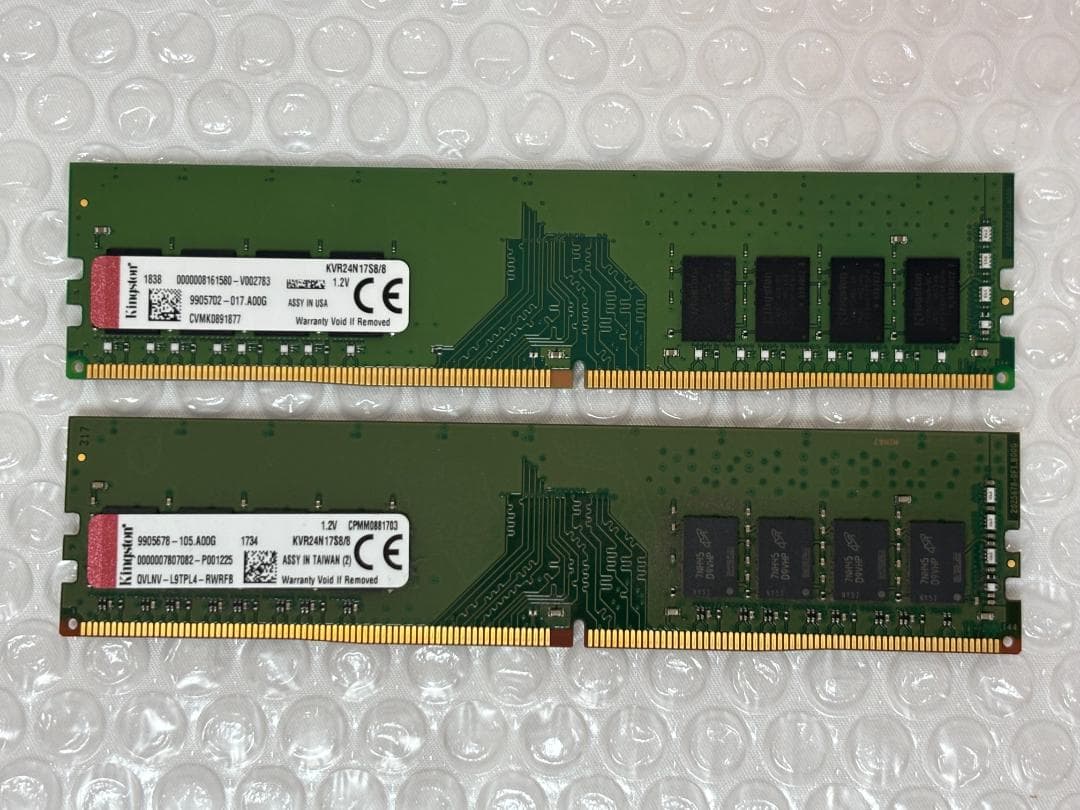 Kingston DDR4-2400 8GB×2枚 計16GB