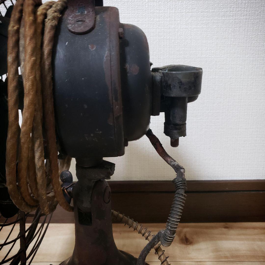 扇風機 昭和レトロ 三菱電機 動作未確認 ジャンク レストアベース アンティーク