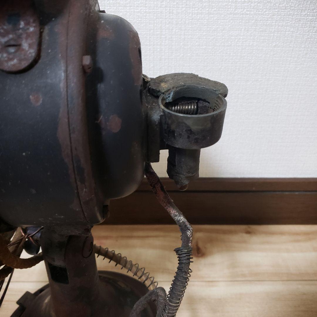 扇風機 昭和レトロ 三菱電機 動作未確認 ジャンク レストアベース アンティーク