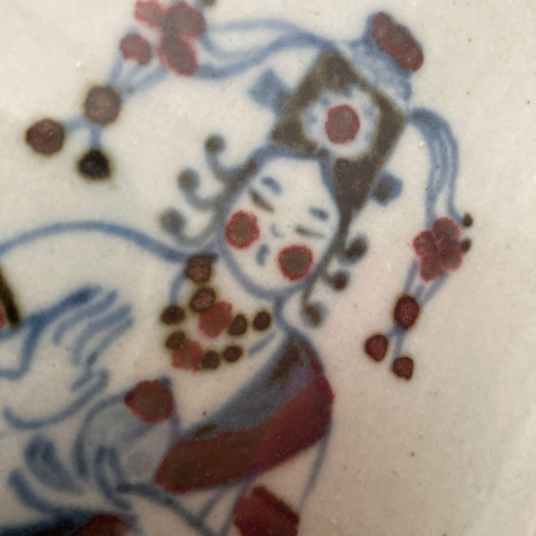 陶芸家　陶板画　額縁入り　壁掛け　作家物　陶板　仏像