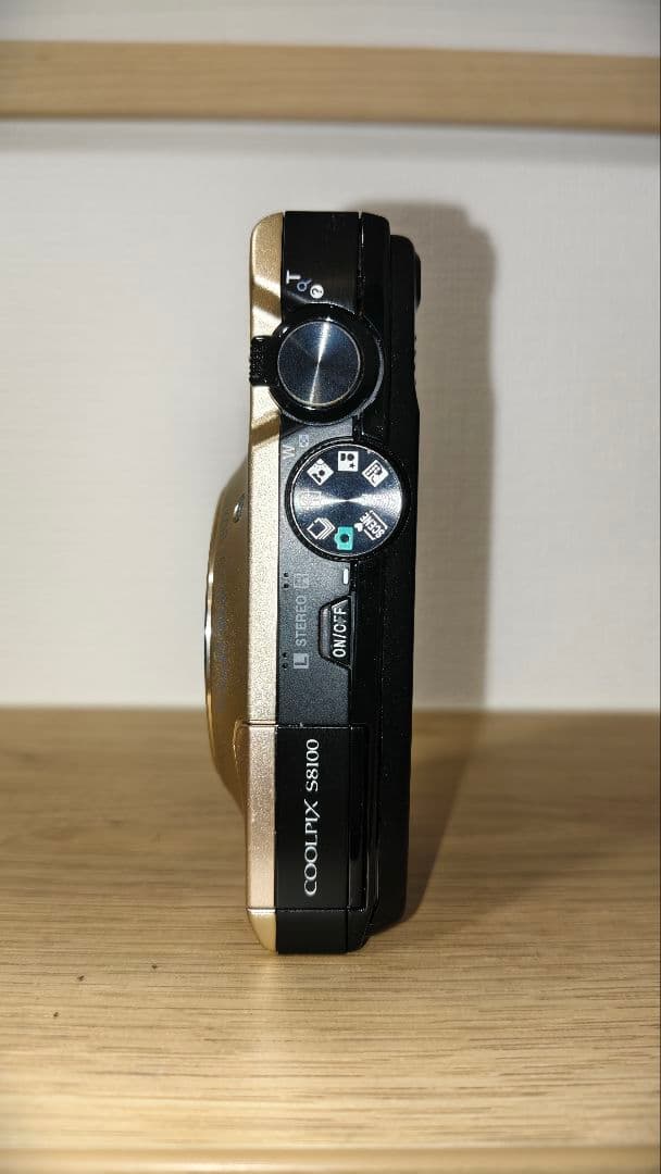 【ジャンク】Nikon COOLPIX S8100 ゴールド